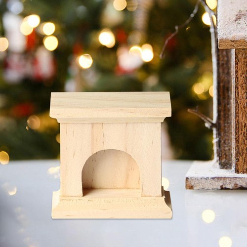 Holz kamin ornament puppenhaus - kamin,