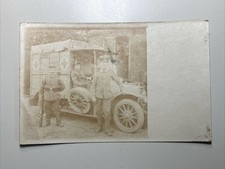 ~1915 Foto AK DRK LKW Oldtimer