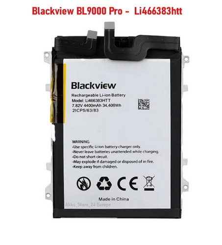 Blackview bl9000 pro akku - akku,