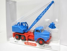Wiking 662-06 MAN / Fuchs Kranwagen - hellblau