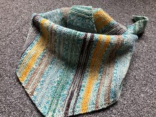 Schal Modell Dreiecktuch ca.120cm lang, ca. 32 cm breiteste Stelle Wolle Regia