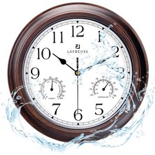 Wanduhr  Thermometer