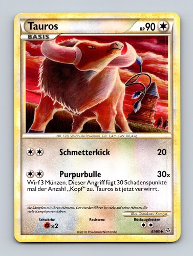 Tcg pokemon karte tauros - tcg,