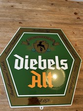 Diebels Alt Emailleschild 45 x
