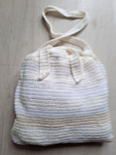 Shopper,Beuteltasche,Handarbeit,Weiß