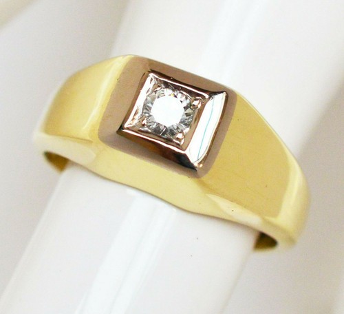 Brillantring herren karat - herren,