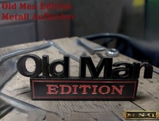 3D Old Man Edition Emblem