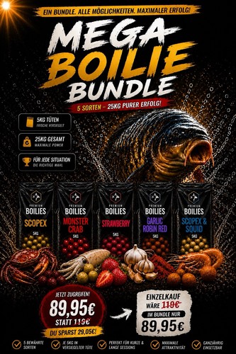 Mega boilies bundle 25kg - mega,