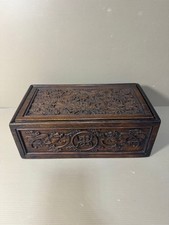 Antike Holzschatulle Halskette