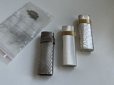 3x Christian DIOR Luxus-Feuerzeug Defekt Zur Restauration-für Teile RAR