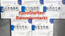 10 Euro Gedenkmünzen Set  625