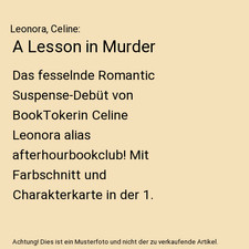 A Lesson in Murder: Das