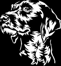 DEUTSCH DRAHTHAAR Aufkleber -