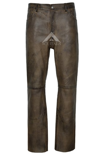 Herren jeans schmutzig braun - jeans,