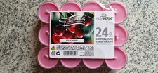 24  X DUFT-TEELICHTER VILLAVERDE WILDCHERRY KIRSCHE DUFT TEELICHT WEIHNACHTEN
