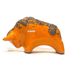 Otto keramik stier orange - otto, fat