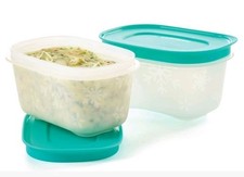 Tupperware Eiskristall 2x 170 ml Gefrierbehälter Gefrierdose einfrieren Kräuter