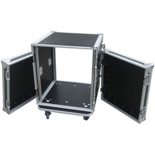 Flightcase 12HE 19" Rollen