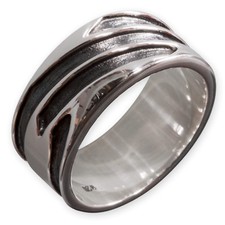 925 Silber Designer Band Ring