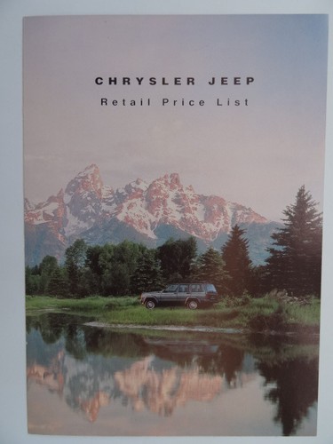 Jeep preisliste 1994 - preisliste,