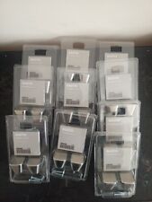 IKEA Bastig Gebürstetes Neusilber Oberfläche Schublade Schrank Griffe Knöpfe - x 10