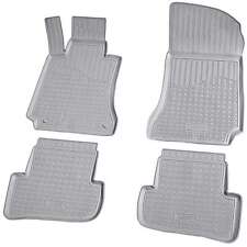 3D Gummi Fussmatten für MERCEDES C-Klasse | W204 | S204 | 2007-2014 | grau