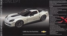 CHEVROLET CAMARO CORVETTE Z06 X CONCEPT Prospekt Brochure Sheet USA 2011 AL