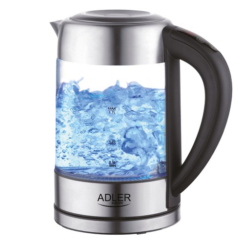 Adler glas wasserkocher l - adler, glas-wasserkocher