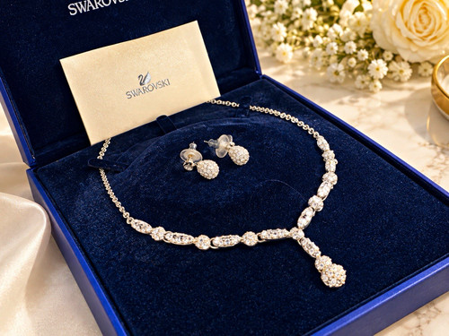 Swarovski schmuckset halskette - schmuckset,