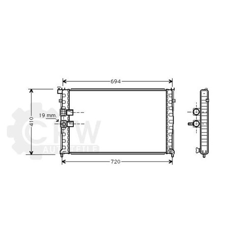 Kühler motorkühlung für - motorkühlung,