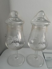 Original Scheibel Schnapsgläser Schwenker Glas Deckel 2 & 4 cl Schwarzwald RAR