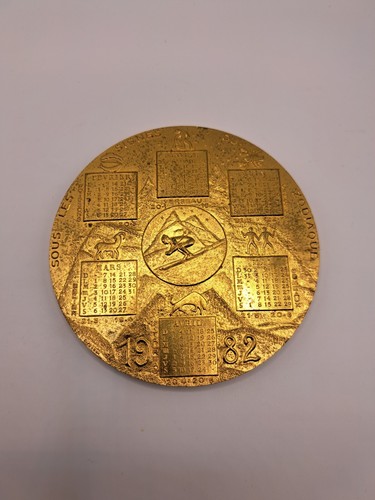 1982 medaille kalender - medaille,