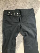 Diesel Industry Hose Size 30 Vintage Wash Stretch Damen Schwarz Nieten Gothic