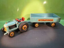 alter Holz Traktor GÜTERNAHVERKEHR - EFRO / FWF / KIENEL - DDR Holzspielzeug