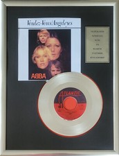 ABBA Voulez - Vous 7 Zoll Single Platin Schallplatte Vinyl Record ( goldene )