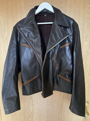 Alte braune motorradjacke - alte,