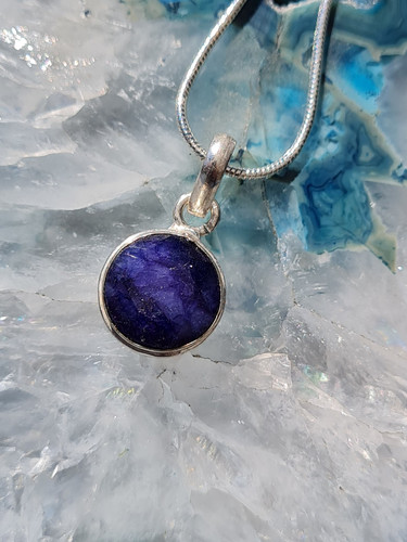 Geschenkset saphir anhänger - ,