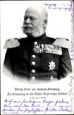 Ak Herzog Ernst von Sachsen