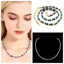 Smaragd Rubin Saphir Bergkristall Halkette Kette Edelstein Collier Bailysbeads®