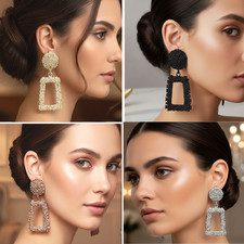 Lange Vintage glitzer Ohrringe