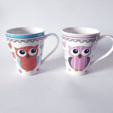 Eulen Tassen Set Becher Kaffeebecher