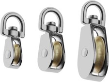 Umlenkrolle  mit Wirbelauge Seilrolle Stahlseil Umlenkblock Blockseilrolle