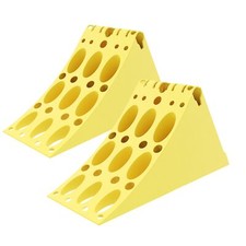 2x Unterlegkeil Gelb mit