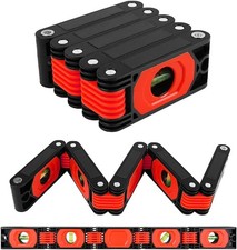 Flexible Wasserwaage 60cm klappbar magnetisch 5 Libellen Richtwaage Messwerkzeug