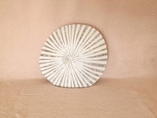 Blumenvase, weiß/ silber