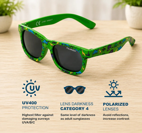 Kinder sonnenbrille grün - kinder,