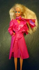 Barbie Regenmantel, Schal, Regenschirm orig Outfit Fashion Sammler Rarität TOP!