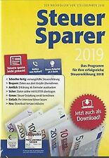 Steuer-Sparer 2019 - Steuererklärung 2018 am PC TAX ... | Software | Zustand gut