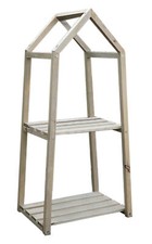 Holz Blumen Regal natur - 76 x