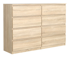 Kommode mit 8 Schubladen 120